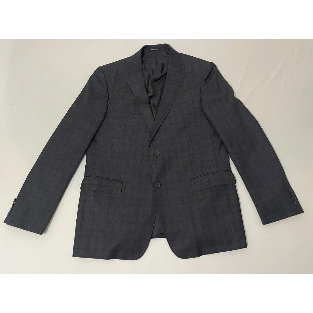 Z Zegna Blazer Men's‎ 54R Gray Turati Suit Jacket Blazer 100% Wool